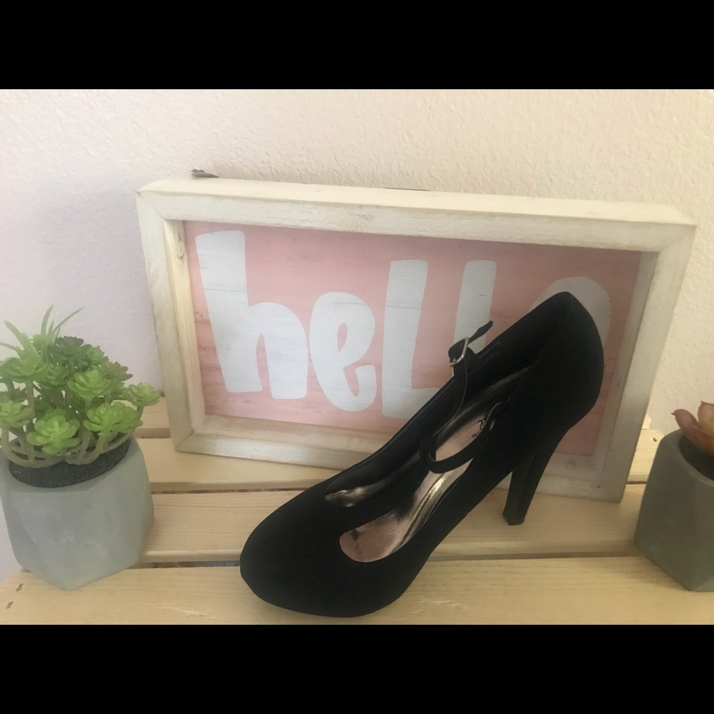 Black heels